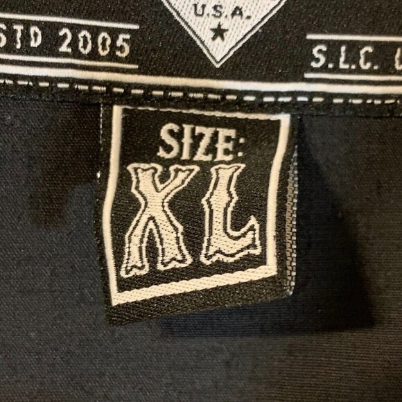 Saga Supply Co Men's Nylon Lined‎ Snap Button Coaches Jacket Size XL - Picture 9 of 14